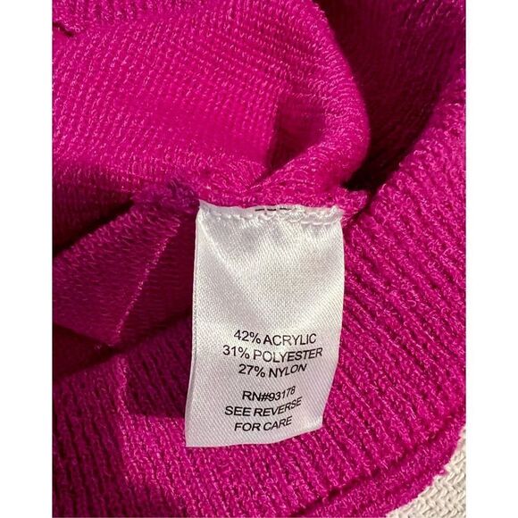 Women's Pink Turtleneck Sweater - Picture 7 of 7